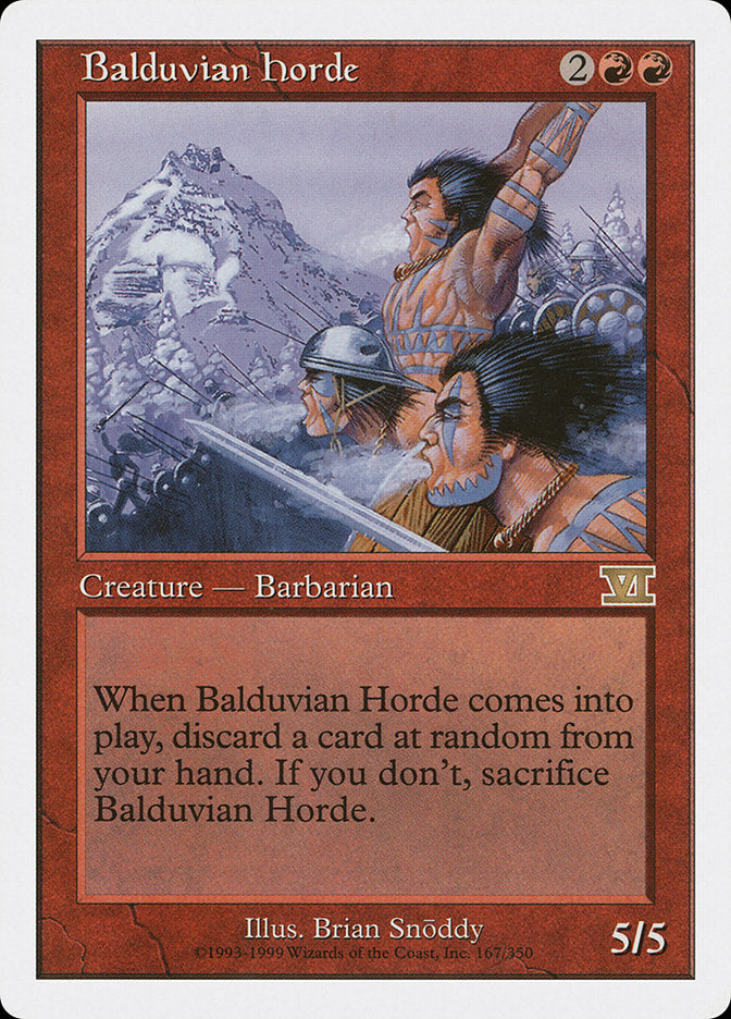 Balduvian Horde [Classic Sixth Edition] | Fandemonia Ltd