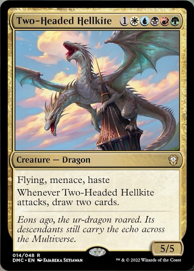 Two-Headed Hellkite [Dominaria United Commander] | Fandemonia Ltd