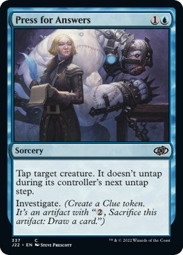 Press for Answers [Jumpstart 2022] | Fandemonia Ltd