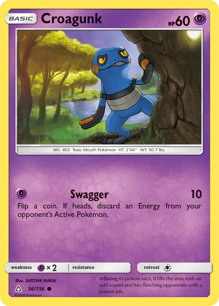 Croagunk (56/156) [Sun & Moon: Ultra Prism] | Fandemonia Ltd