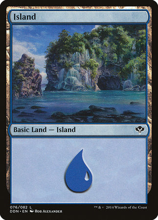 Island (76) [Duel Decks: Speed vs. Cunning] | Fandemonia Ltd