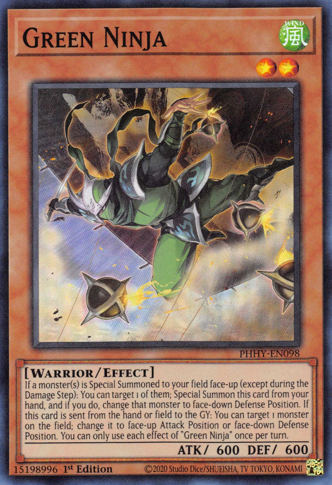 Green Ninja [PHHY-EN098] Super Rare | Fandemonia Ltd