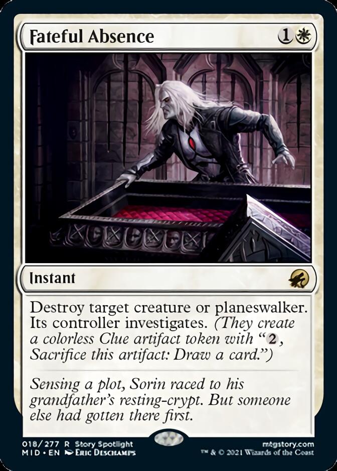 Fateful Absence [Innistrad: Midnight Hunt] | Fandemonia Ltd