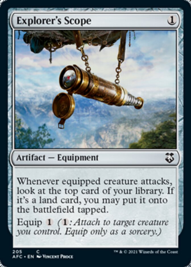 Explorer's Scope [Dungeons & Dragons: Adventures in the Forgotten Realms Commander] | Fandemonia Ltd