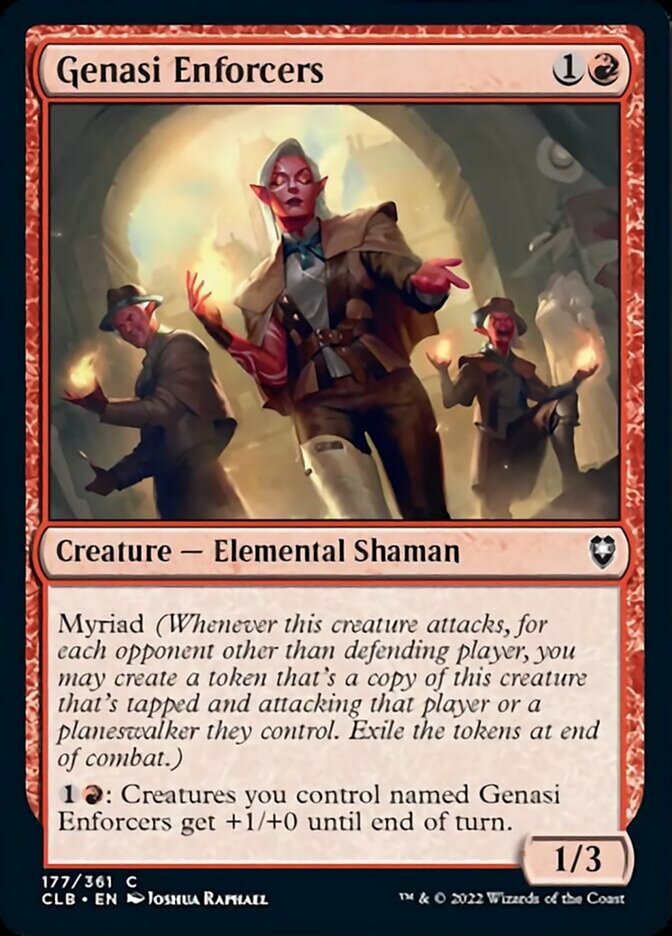 Genasi Enforcers [Commander Legends: Battle for Baldur's Gate] | Fandemonia Ltd