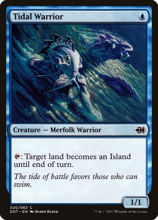 Tidal Warrior [Duel Decks: Merfolk vs. Goblins] | Fandemonia Ltd