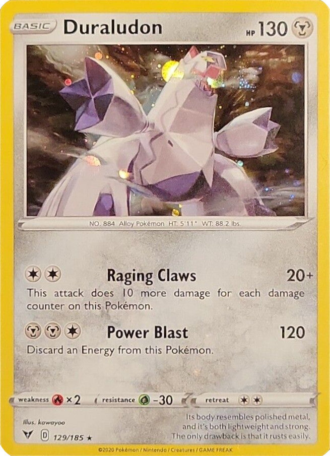 Duraludon (129/185) (Cosmos Holo) [Sword & Shield: Vivid Voltage] | Fandemonia Ltd