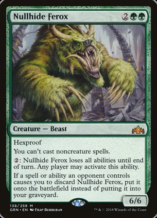 Nullhide Ferox [Guilds of Ravnica] | Fandemonia Ltd