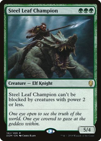 Steel Leaf Champion [Dominaria] | Fandemonia Ltd
