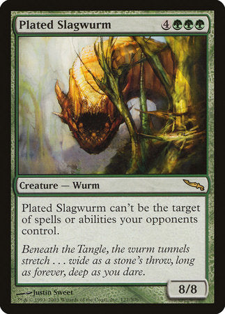 Plated Slagwurm [Mirrodin] | Fandemonia Ltd