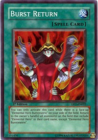 Burst Return [DP1-EN022] Super Rare | Fandemonia Ltd