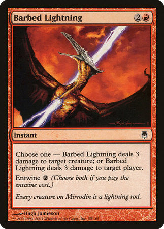 Barbed Lightning [Darksteel] | Fandemonia Ltd
