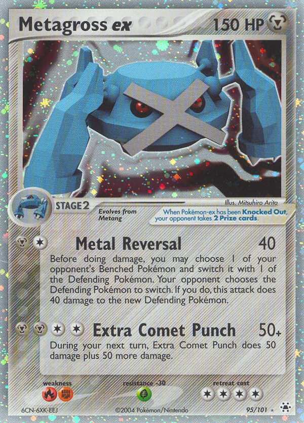 Metagross ex (95/101) [EX: Hidden Legends] | Fandemonia Ltd