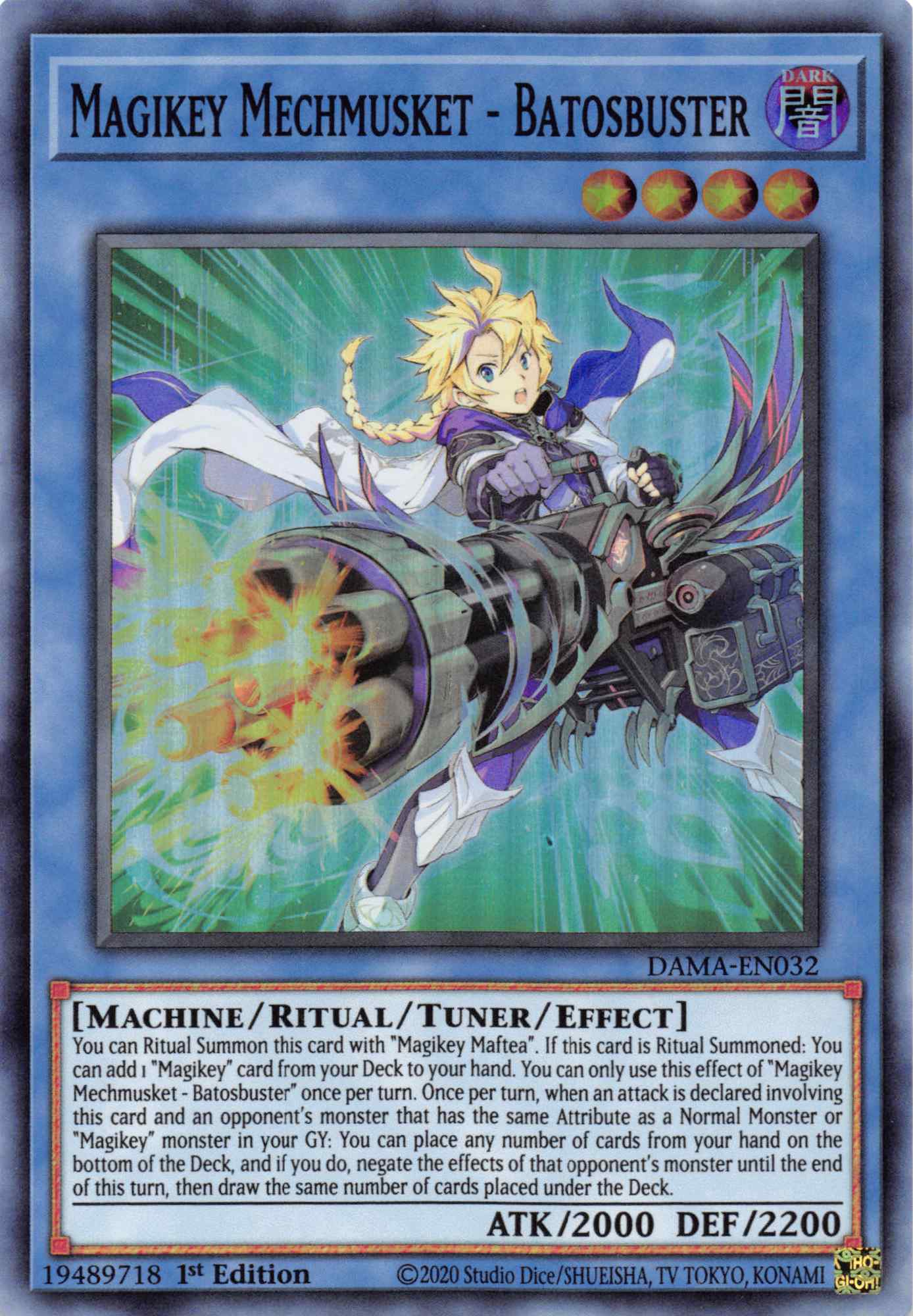 Magikey Mechmusket - Batosbuster [DAMA-EN032] Super Rare | Fandemonia Ltd