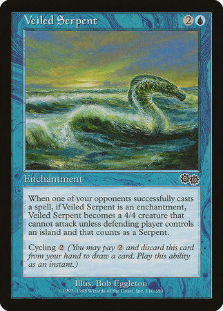 Veiled Serpent [Urza's Saga] | Fandemonia Ltd
