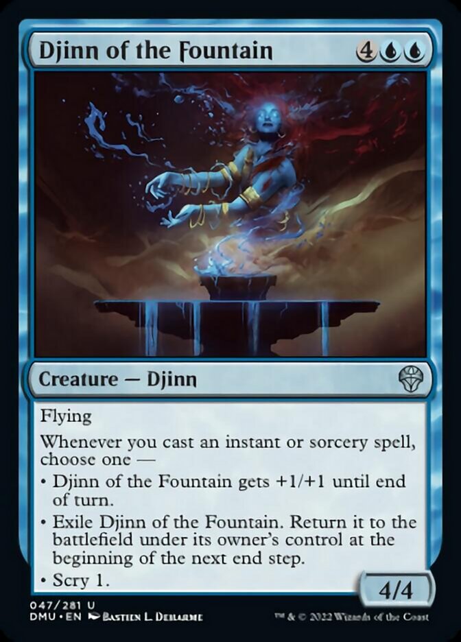 Djinn of the Fountain [Dominaria United] | Fandemonia Ltd
