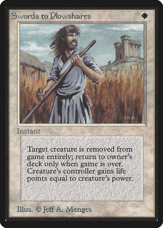 Swords to Plowshares [Limited Edition Beta] | Fandemonia Ltd