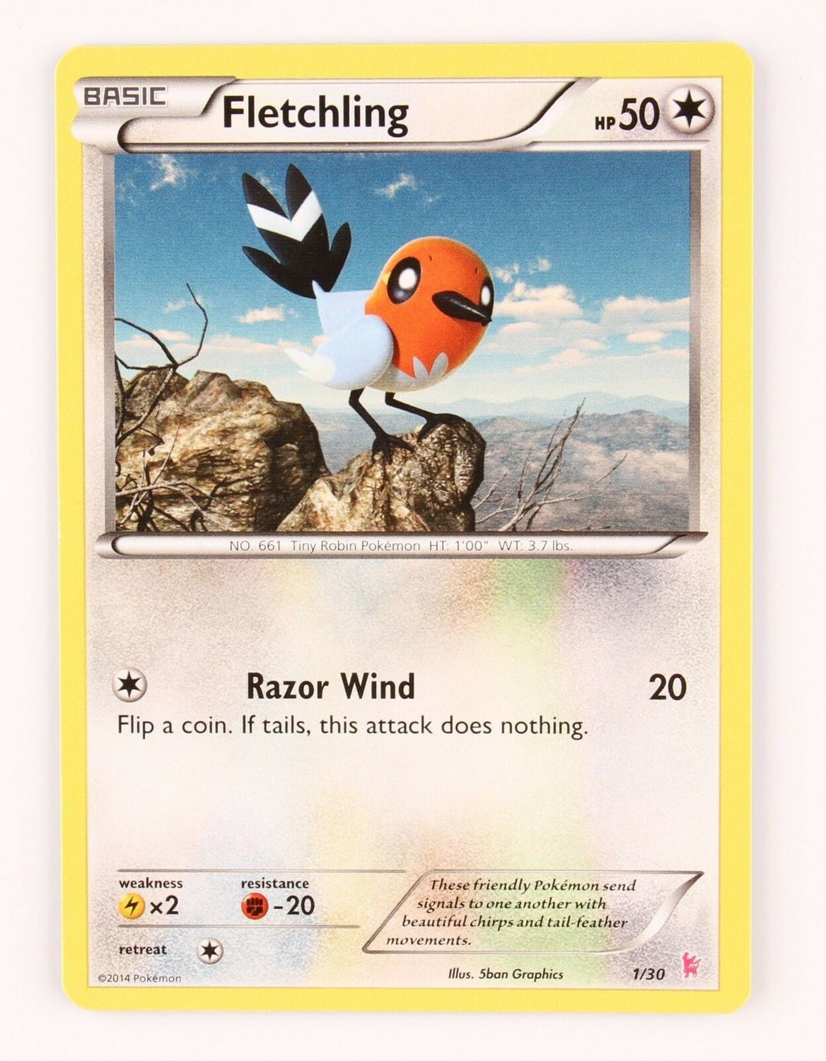 Fletchling (1/30) [XY: Trainer Kit - Sylveon] | Fandemonia Ltd