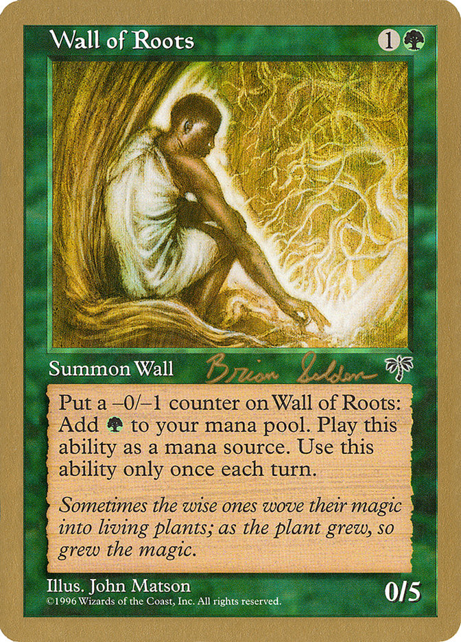 Wall of Roots (Brian Selden) [World Championship Decks 1998] | Fandemonia Ltd