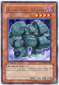 Destiny Hero - Defender [DP05-EN006] Rare | Fandemonia Ltd
