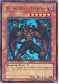 Destiny HERO - Malicious [DP05-EN011] Ultra Rare | Fandemonia Ltd