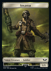 Soldier (004) // Vanguard Suppressor Double-sided Token (Surge Foil) [Universes Beyond: Warhammer 40,000 Tokens] | Fandemonia Ltd