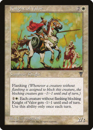 Knight of Valor [Visions] | Fandemonia Ltd
