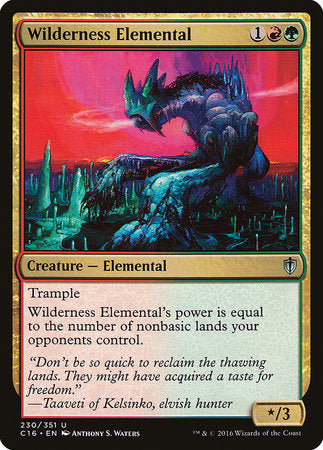 Wilderness Elemental [Commander 2016] | Fandemonia Ltd