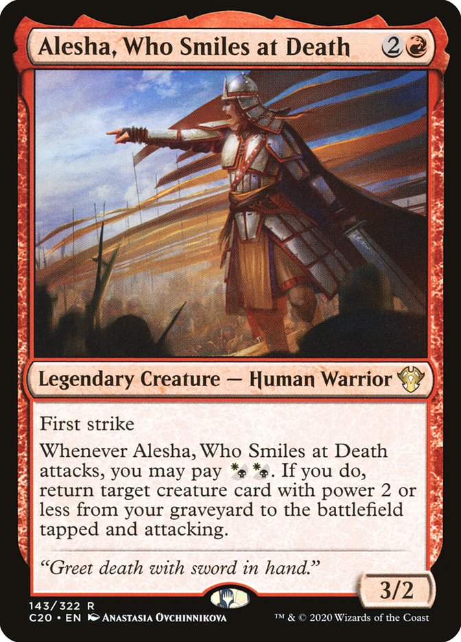 Alesha, Who Smiles at Death [Commander 2020] | Fandemonia Ltd