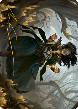 Candlegrove Witch 1 Art Card (Gold-Stamped Signature) [Innistrad: Midnight Hunt Art Series] | Fandemonia Ltd
