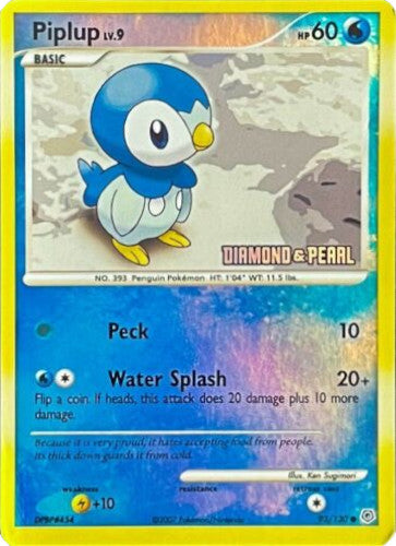 Piplup (93/130) (Diamond and Pearl) [Burger King Promos: 2008 Collection] | Fandemonia Ltd