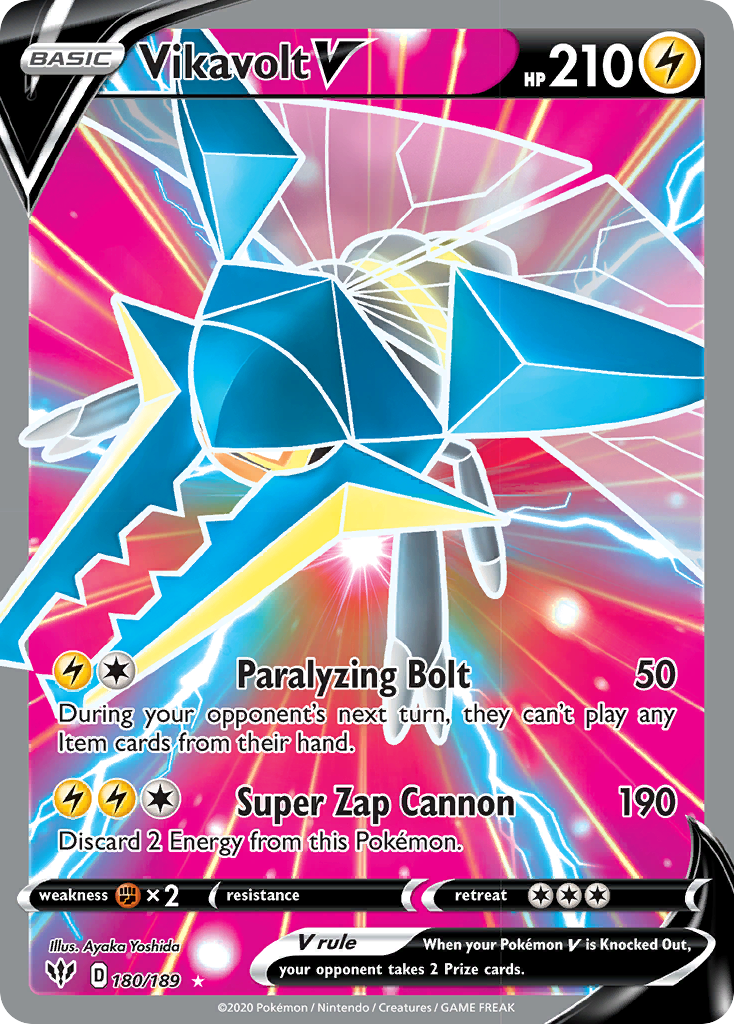 Vikavolt V (180/189) [Sword & Shield: Darkness Ablaze] | Fandemonia Ltd