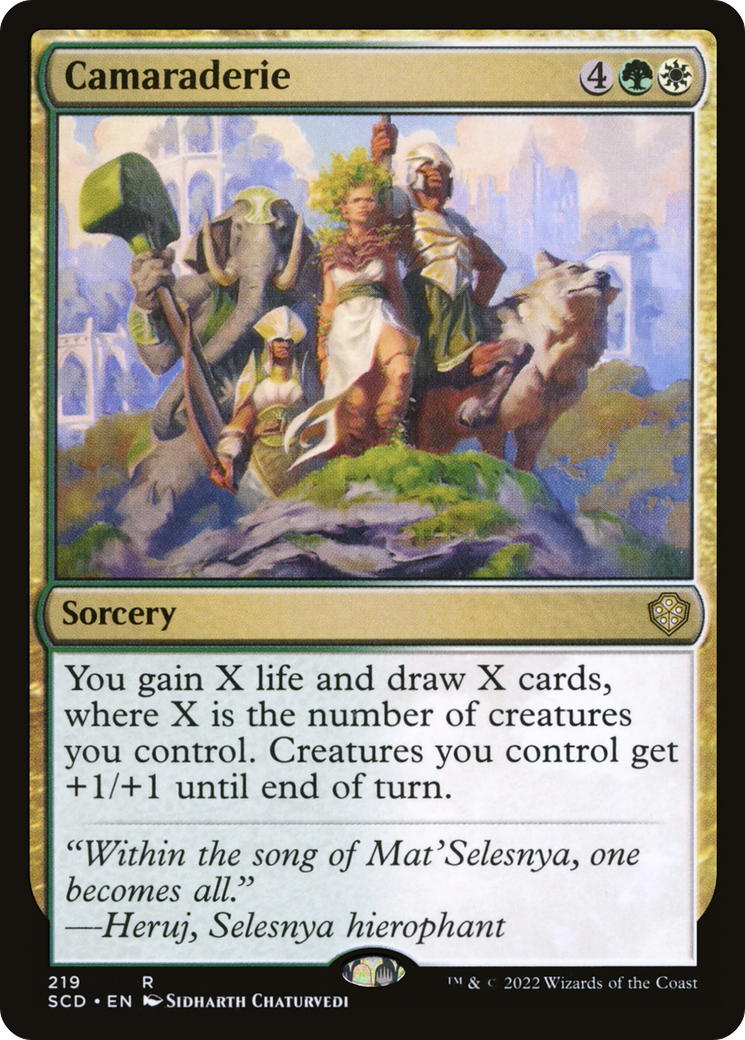 Camaraderie [Starter Commander Decks] | Fandemonia Ltd