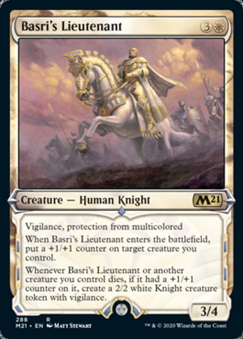 Basri's Lieutenant (Showcase) [Core Set 2021] | Fandemonia Ltd