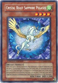 Crystal Beast Sapphire Pegasus [CT04-EN002] Secret Rare | Fandemonia Ltd