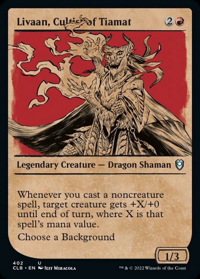 Livaan, Cultist of Tiamat (Showcase) [Commander Legends: Battle for Baldur's Gate] | Fandemonia Ltd