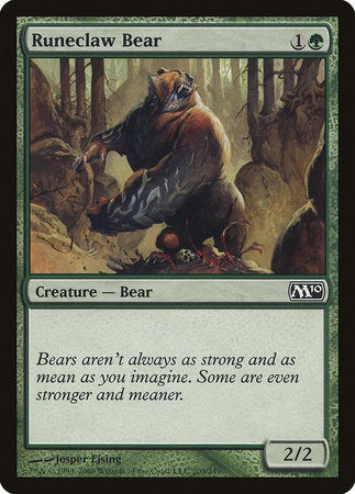 Runeclaw Bear [Magic 2010] | Fandemonia Ltd