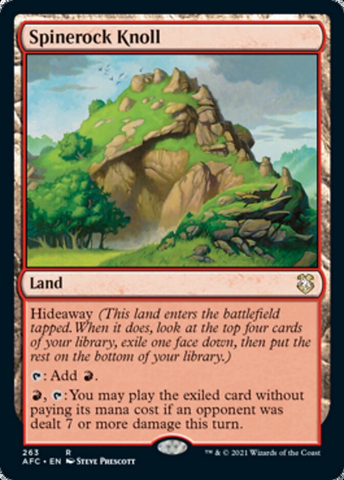 Spinerock Knoll [Dungeons & Dragons: Adventures in the Forgotten Realms Commander] | Fandemonia Ltd