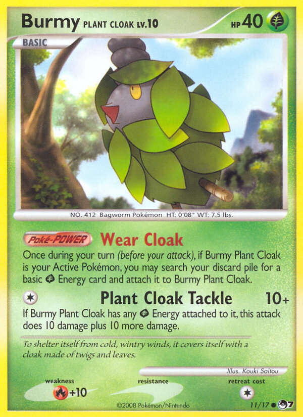 Burmy Plant Cloak (11/17) [POP Series 7] | Fandemonia Ltd