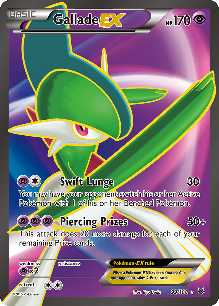 Gallade EX (99/108) [XY: Roaring Skies] | Fandemonia Ltd