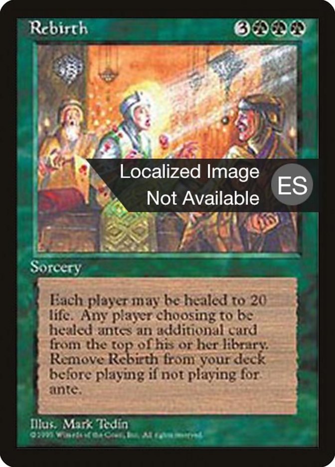 Rebirth [Fourth Edition (Foreign Black Border)] | Fandemonia Ltd