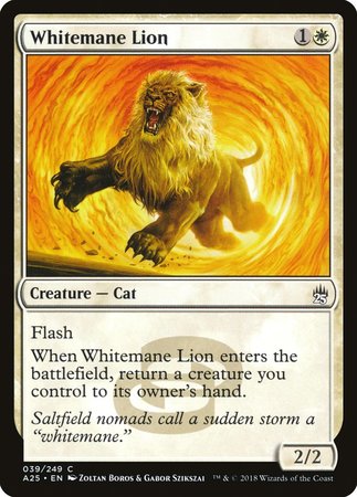 Whitemane Lion [Masters 25] | Fandemonia Ltd