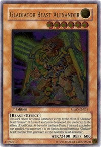 Gladiator Beast Alexander (UTR) [GLAS-EN017] Ultimate Rare | Fandemonia Ltd