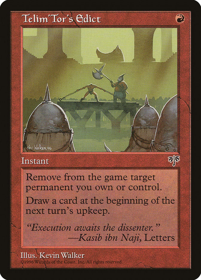 Telim'Tor's Edict [Mirage] | Fandemonia Ltd