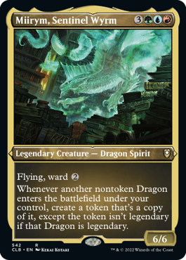 Miirym, Sentinel Wyrm (Foil Etched) [Commander Legends: Battle for Baldur's Gate] | Fandemonia Ltd