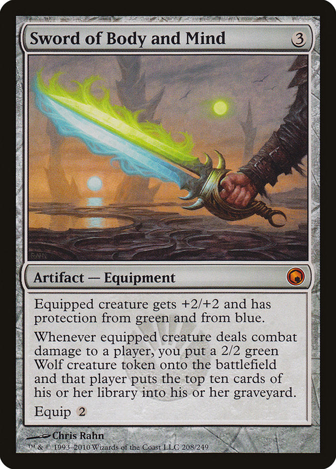 Sword of Body and Mind [Scars of Mirrodin] | Fandemonia Ltd