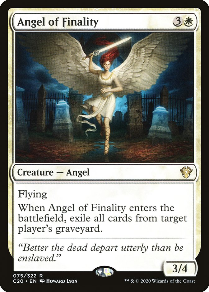 Angel of Finality [Commander 2020] | Fandemonia Ltd