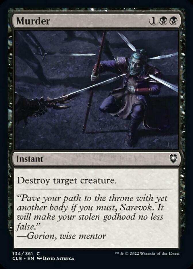 Murder [Commander Legends: Battle for Baldur's Gate] | Fandemonia Ltd