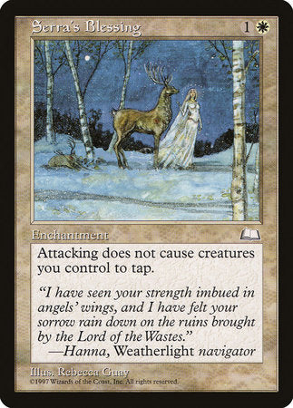 Serra's Blessing [Weatherlight] | Fandemonia Ltd