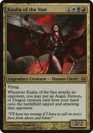 Kaalia of the Vast (Oversized) [Commander 2011 Oversized] | Fandemonia Ltd